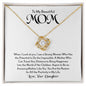 My Beautiful Mom | You Are Amazing - Love Knot Necklace