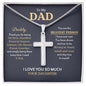 My Dad | Always There - Stainless Steel Cross Necklace