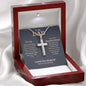 My Dad | Always There - Stainless Steel Cross Necklace