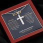My Dad | Always There - Stainless Steel Cross Necklace