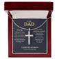 My Dad | Always There - Stainless Steel Cross Necklace