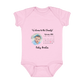 Welcome to the Family Personalized  Infant Fine Jersey Bodysuit