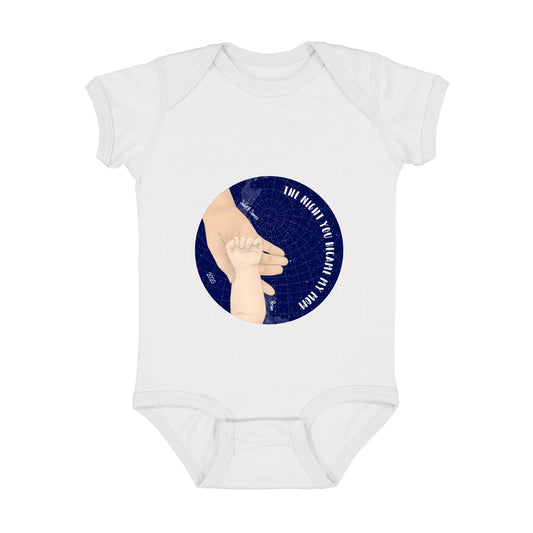 Baby Hand  Personalized  Infant Fine Jersey Bodysuit