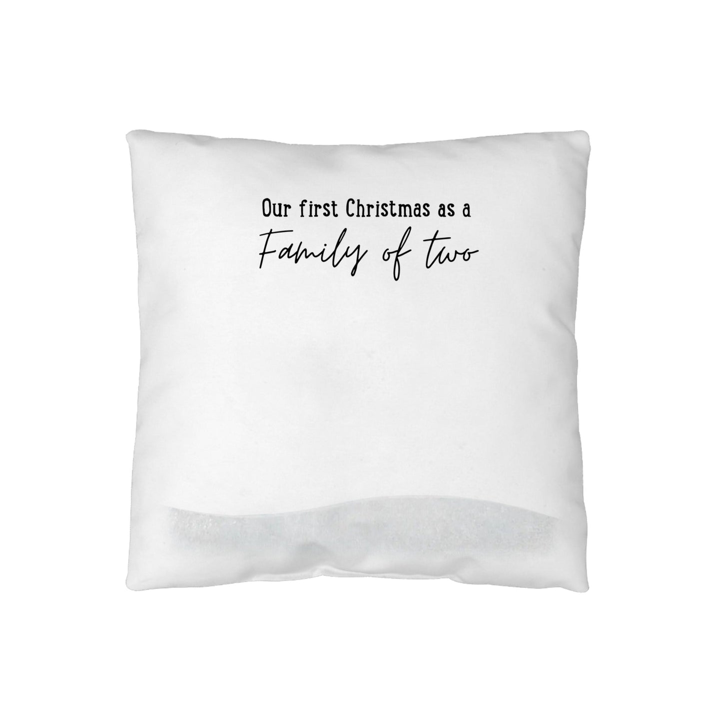 Our first Christmas as a family personalized  Pillow