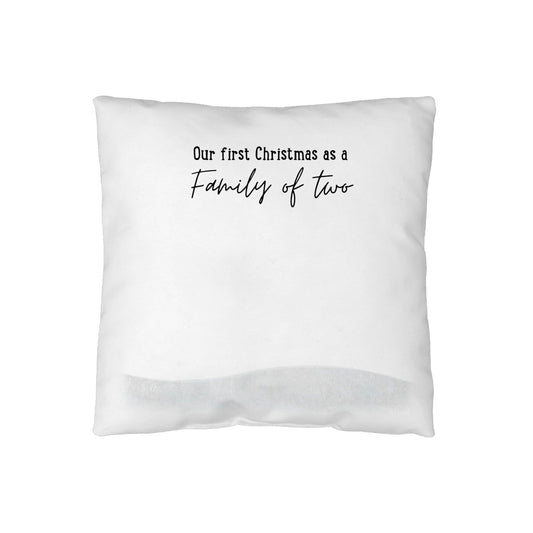 Our first Christmas as a family personalized  Pillow