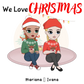 My pets and I Christmas Acrylic Ornament