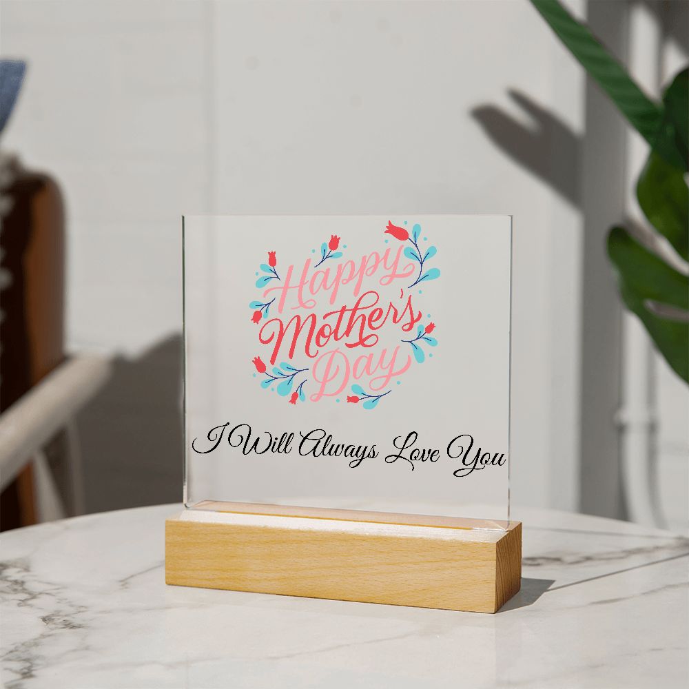 Acrylic Mother's Day Plaque