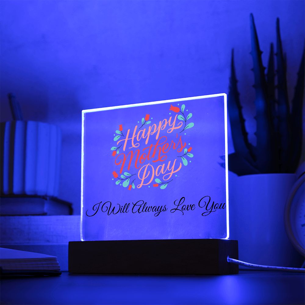 Acrylic Mother's Day Plaque