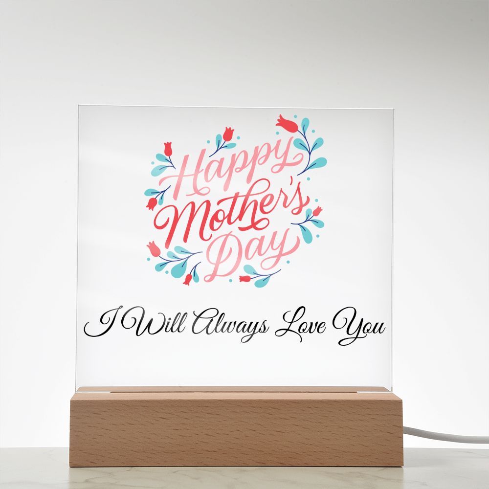 Acrylic Mother's Day Plaque