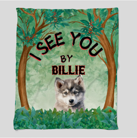 I SEE YOU Cozy Plush Fleece Blanket – 50×60