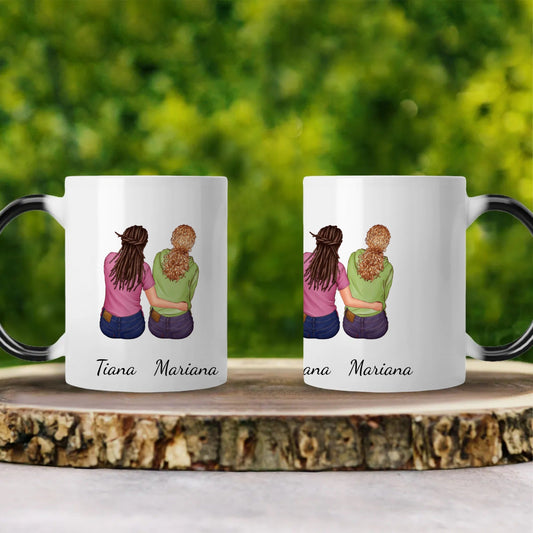 Personalized Bestie Color Changing Mug
