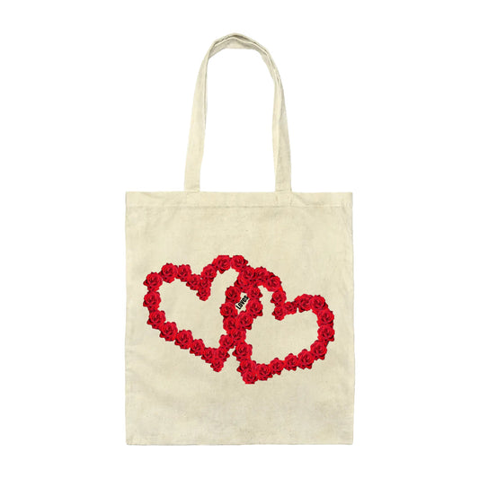 Two hearts personalized Tote Bag – BAGedge