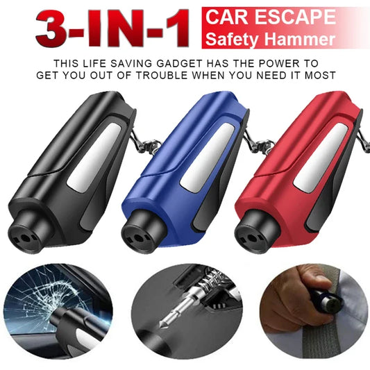 Emergency Car Safety Keychain - Ultimate Car Escape Tool for Quick Emergency Exit