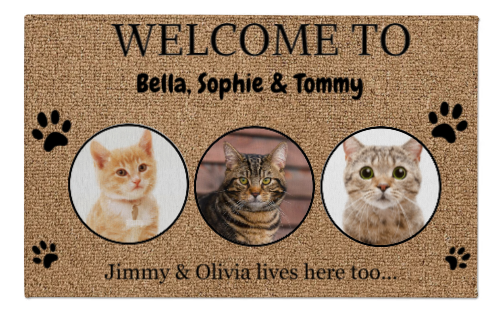 Personalized photo Indoor Doormat