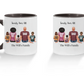 Personalized family sitting Accent Mug