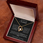 To My Beautiful Soulmate Necklace | If I Had One Wish | I Will Love You Forever and Always | Blk | Forever Heart Necklace