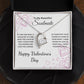 To My Beautiful Soulmate Necklace | If I Had One Wish | Happy Valentine's Day | Wht | Forever Heart Necklace