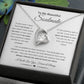 To My Beautiful Soulmate Necklace | In Your Eyes | I Will Love You Forever and Always | Wht | Forever Heart Necklace