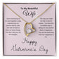 To My Beautiful Wife Necklace | I Love Reminiscing | Happy Valentines Day | Pnk | Forever Heart Necklace